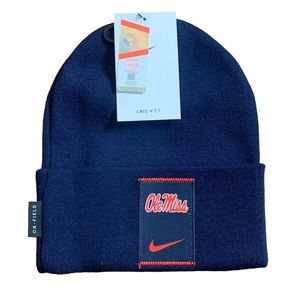 Nike On Field Ole Miss Rebels Beanie Navy